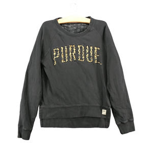 Pressbox by Royce Apparel Women's Sweatshirt Black Medium Purdue University